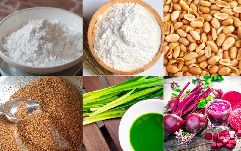 Nguyên liệu món ăn bánh hòn dừa