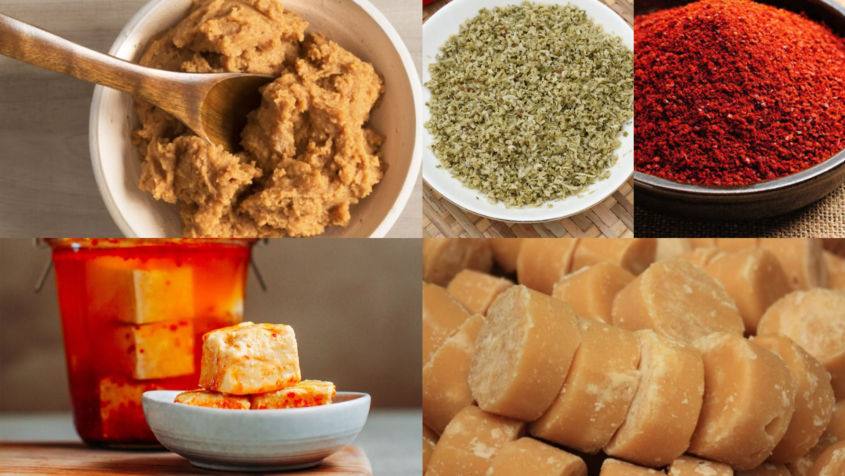 Nguyên liệu làm mắm ruốc chay