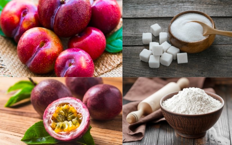 Nguyên liệu món ăn trà mận