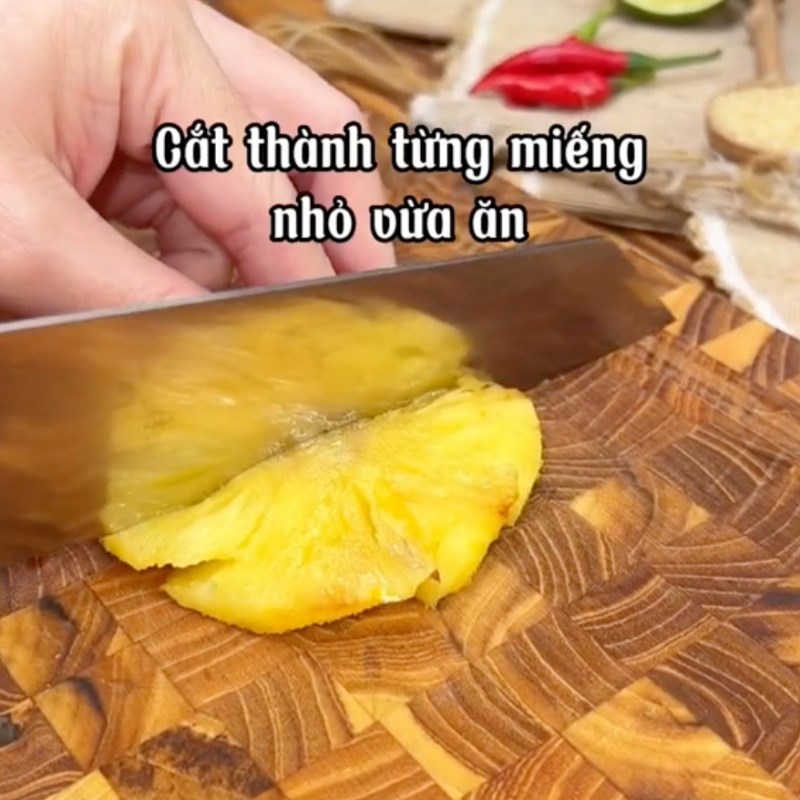 Bước 1 Áp chảo thơm Mắm chay