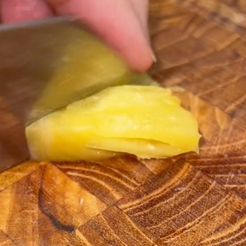 Bước 1 Áp chảo thơm Mắm chay