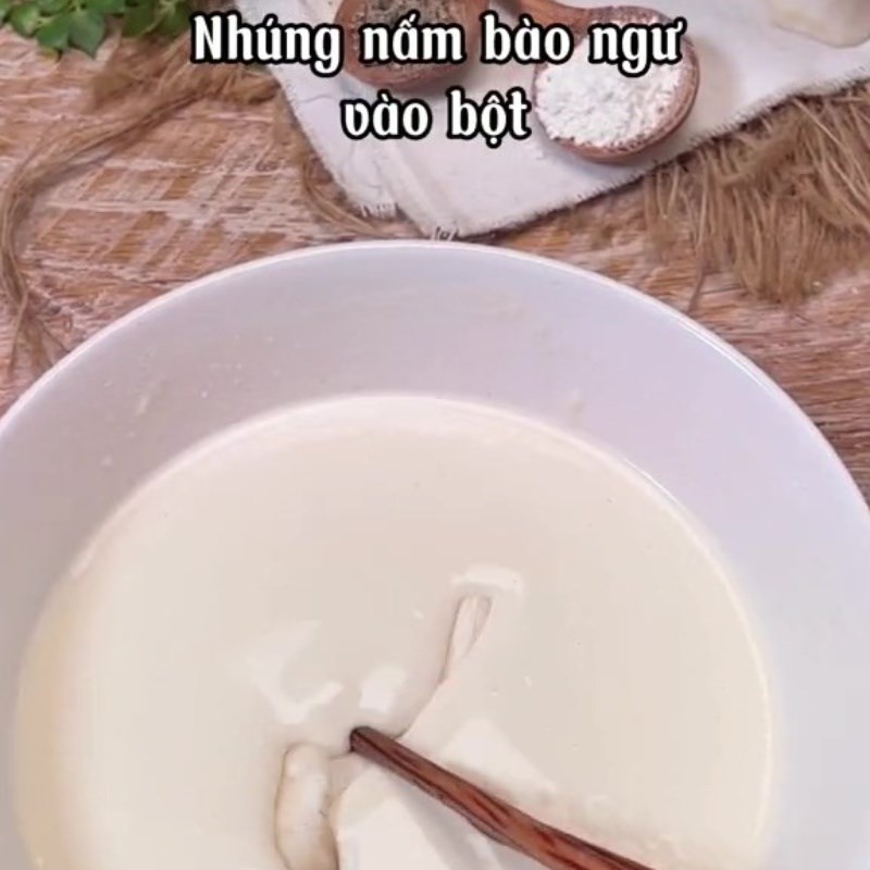 Bước 3 Pha bột Nấm chiên nước mắm