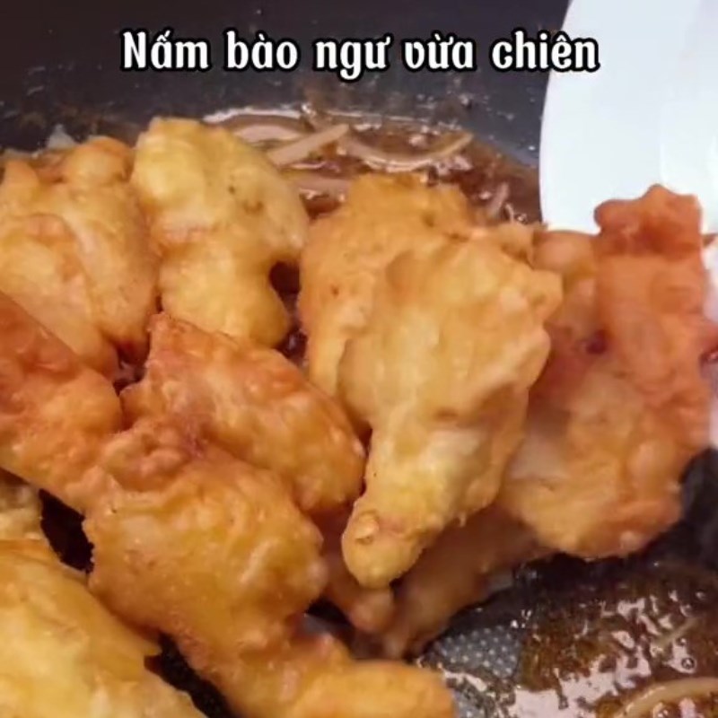 Bước 5 Nấm chiên nước mắm Nấm chiên nước mắm