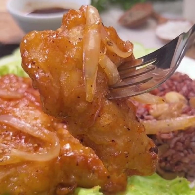 Bước 6 Thành phẩm Nấm chiên nước mắm
