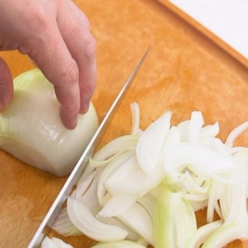 Bước 1 Sơ chế nguyên liệu Nấm chiên nước mắm