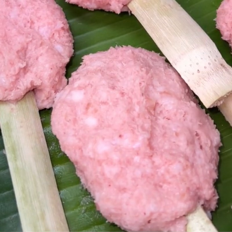 Bước 3 Chế biến Chả chìa cây mía