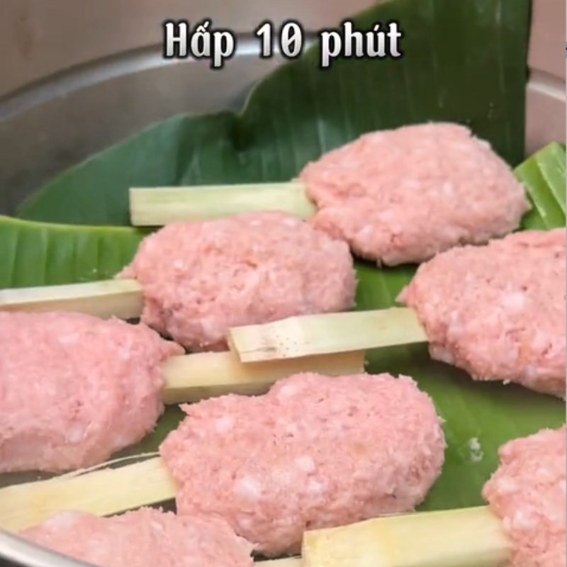 Bước 3 Chế biến Chả chìa cây mía