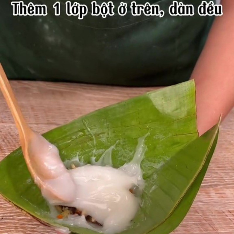Bước 5 Gói bánh Bánh giò chay từ bột bắp