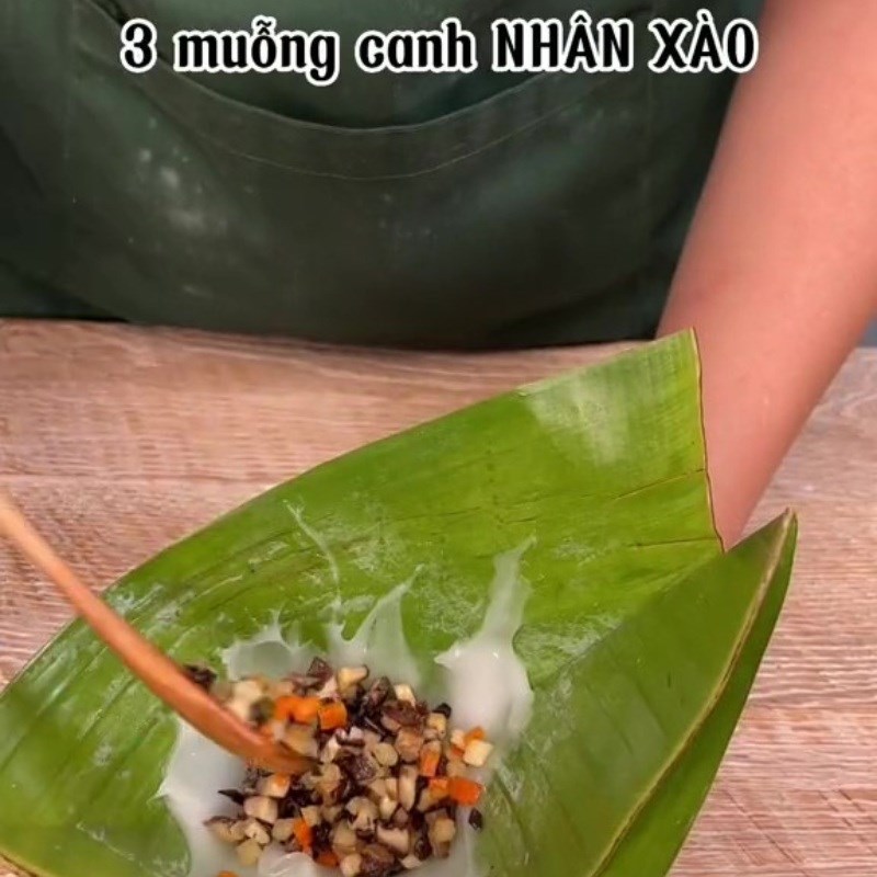 Bước 5 Gói bánh Bánh giò chay từ bột bắp