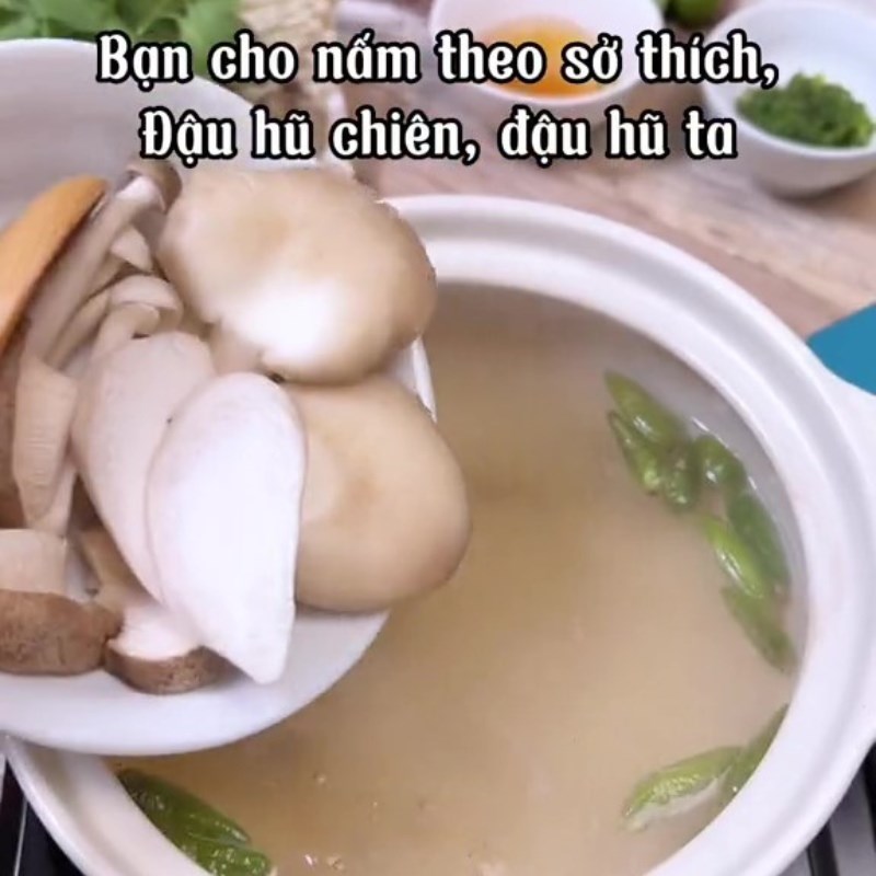 Bước 4 Hoàn thành Lầu nấm lá é