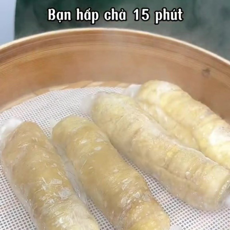 Bước 4 Làm nhân chả Chả phượng chay
