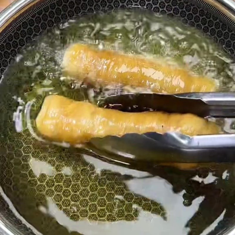 Bước 4 Làm nhân chả Chả phượng chay