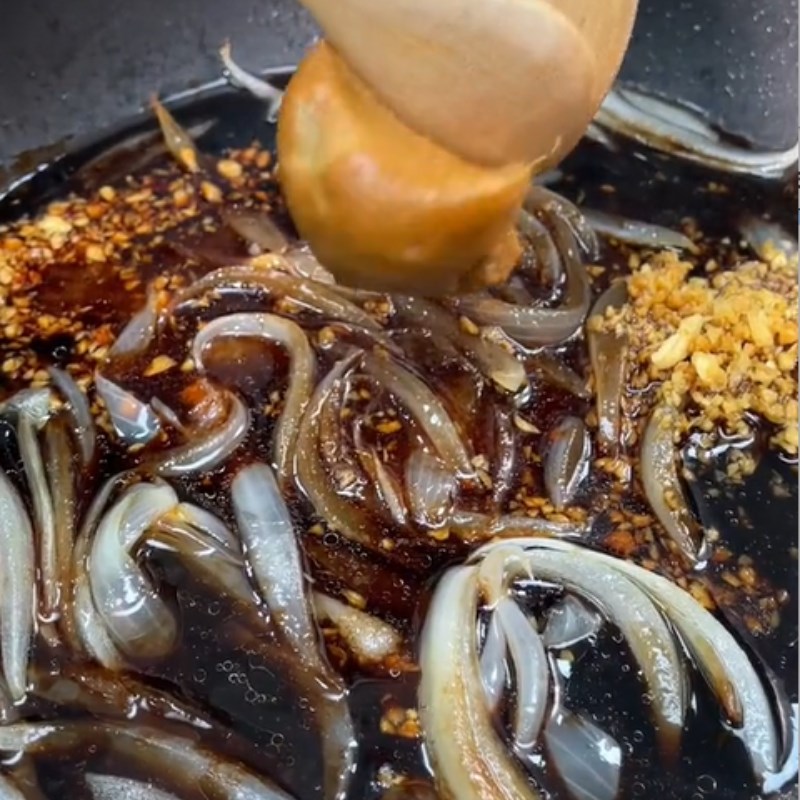 Bước 2 Làm nước sốt Miến xào tôm kiểu Thái (Công thức được chia sẻ từ Tiktok Vào bếp cùng Điện máy XANH)