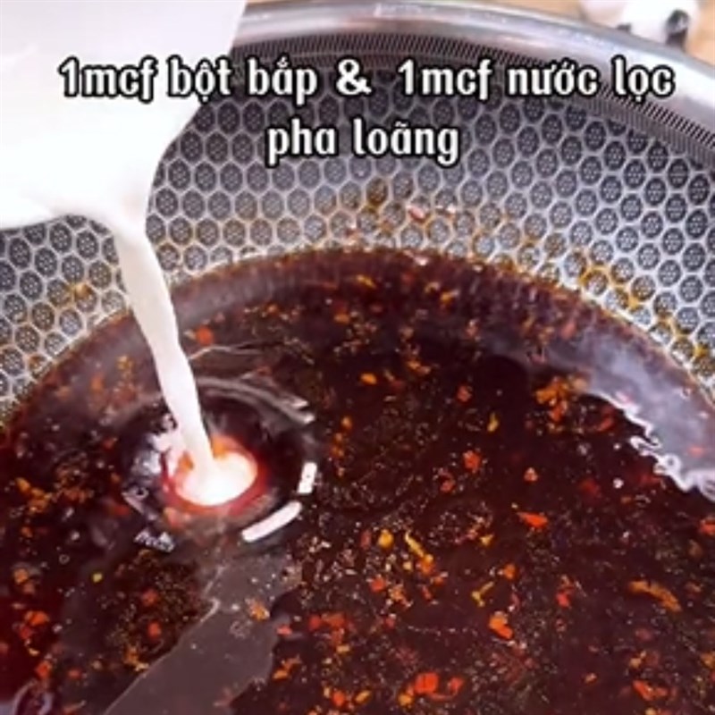 Bước 4 Làm nước sốt Mì quảng trộn chay (Nấm bào ngư)