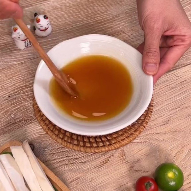 Bước 4 Làm nước trộn Gỏi khổ qua chay với nấm đùi gà