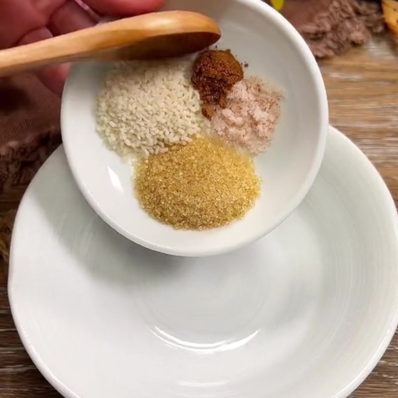 Bước 2 Làm sốt ướp Chả phượng chay