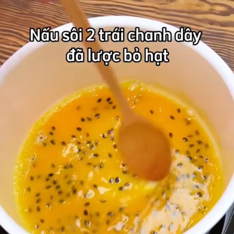 Bước 4 Làm trân châu chanh dây Trà mận hà nội (Công thức từ tiktok Vào bếp cùng Điện máy XANH)