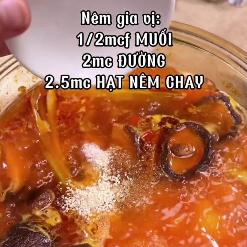 Bước 3 Nấu bò kho chay Bò kho chay bằng nấm đông cô