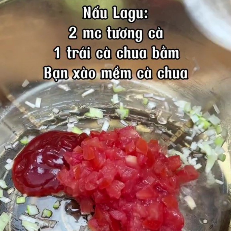 Bước 4 Nấu Lagu Ragu đậu gà