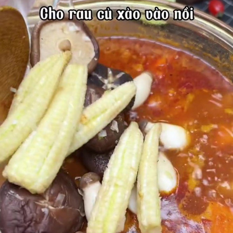 Bước 4 Nấu Lagu Ragu đậu gà