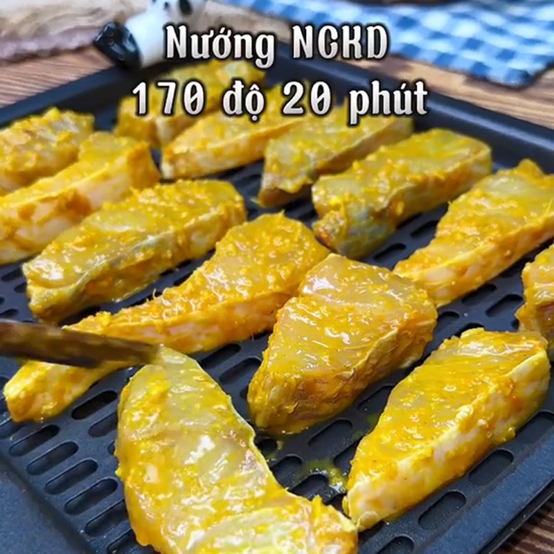 Bước 3 Nướng cá Chả cá Lã Vọng (Công thức được chia sẻ từ TikTok Vào bếp cùng Điện máy XANH)