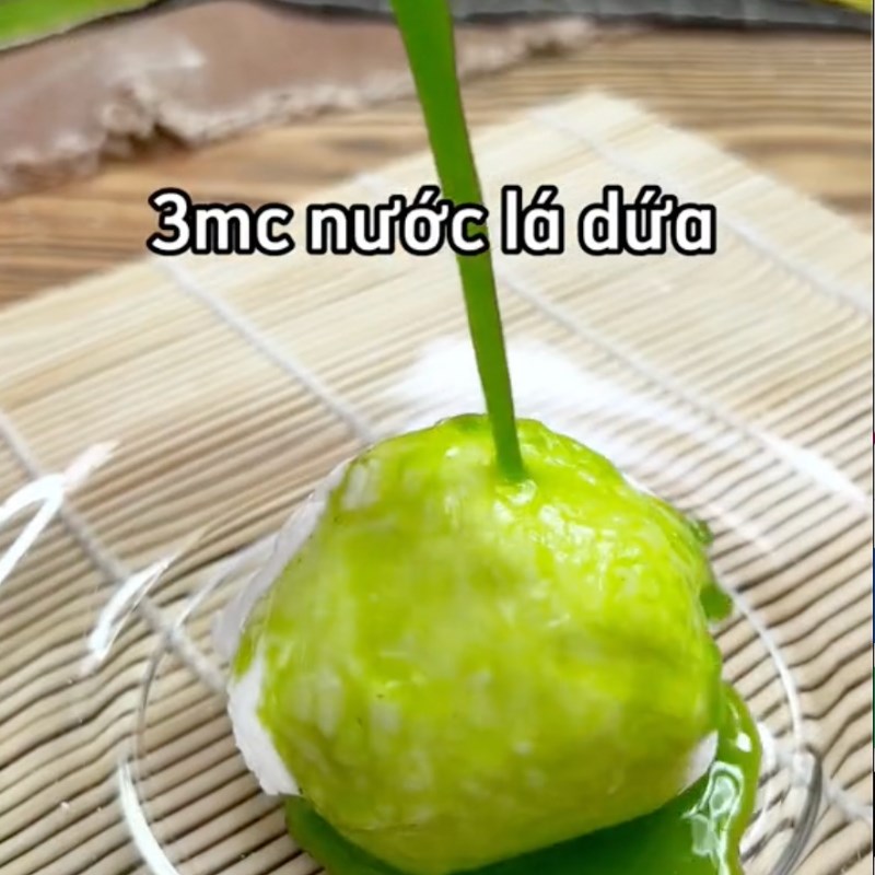 Bước 2 Nhồi bột Bánh hòn chấm muối mè