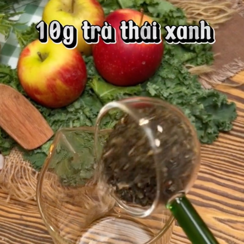 Bước 1 Pha trà Trà tắc thái xanh (công thức từ tiktok Vào bếp cùng KitchenAZ)