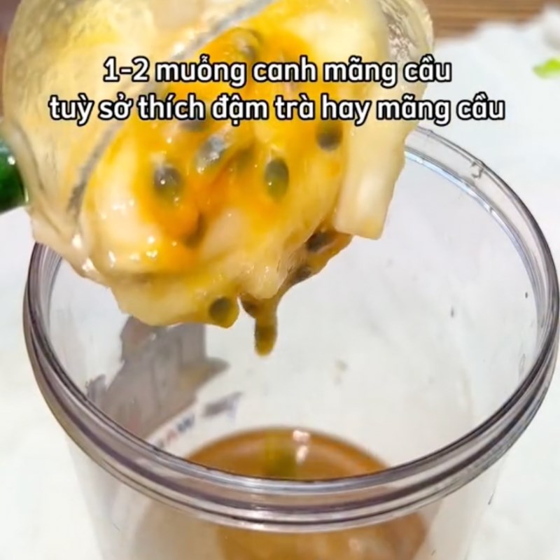 Bước 4 Pha trà mãng cầu Cách làm trà mãng cầu