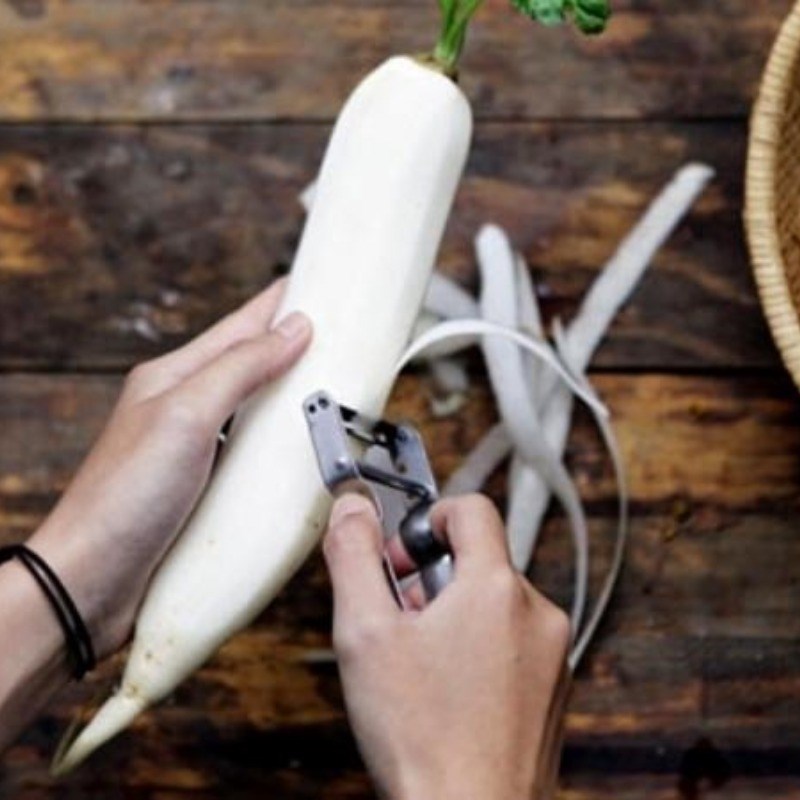Bước 1 Sơ chế nguyên liệu Súp rau củ chay