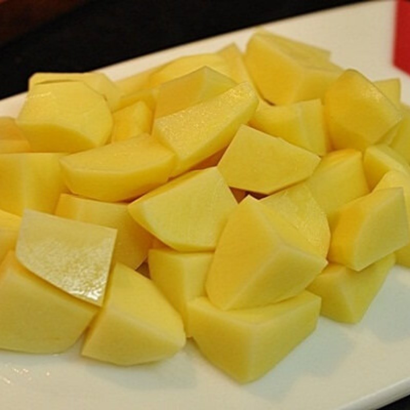 Bước 1 Sơ chế nguyên liệu Ragu đậu gà