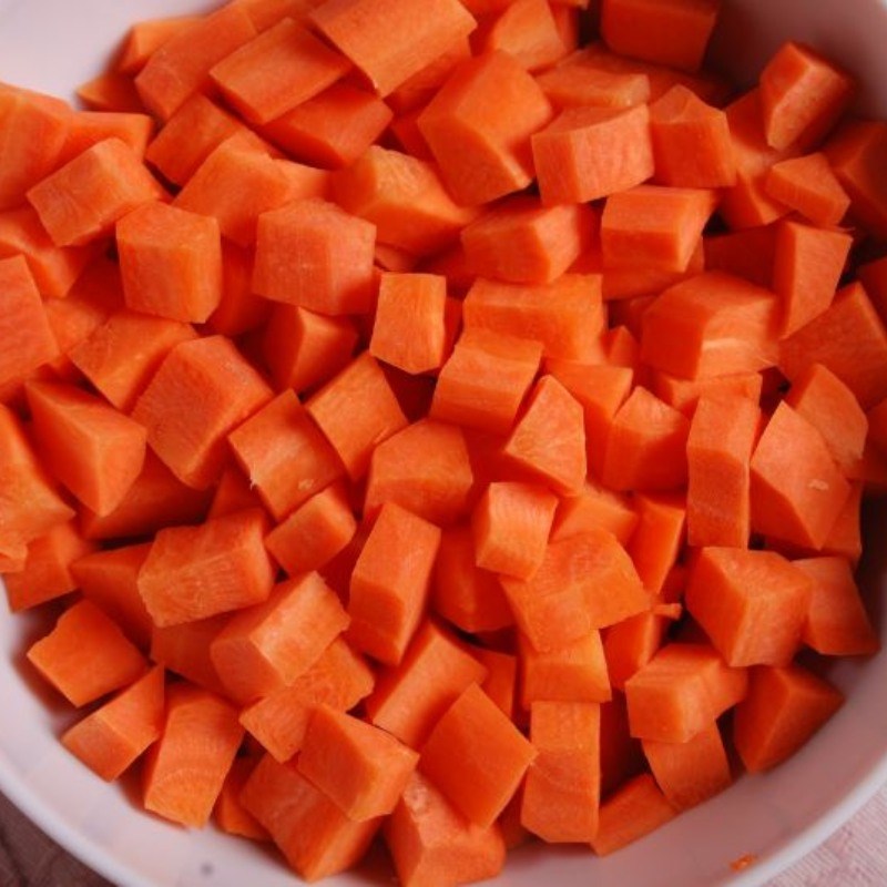 Bước 1 Sơ chế nguyên liệu Miến cuộn rong biển chay