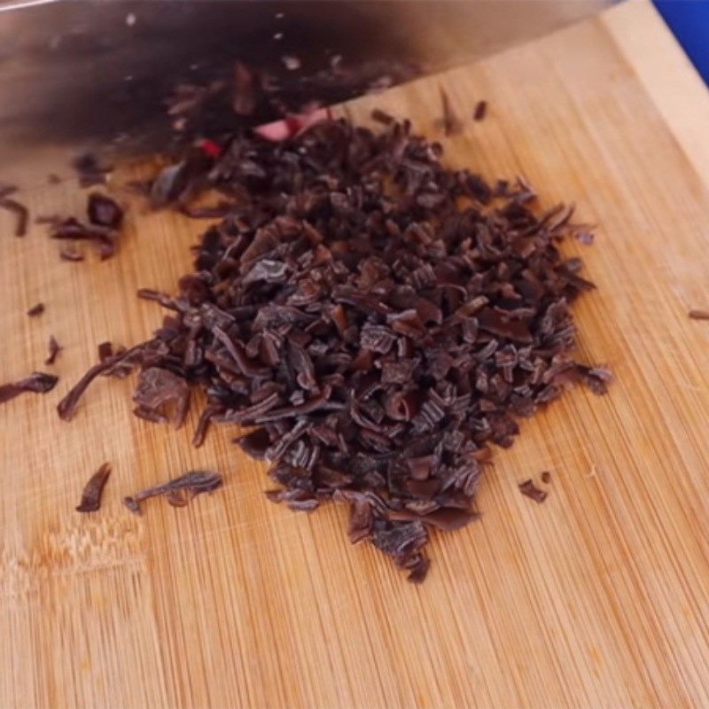 Bước 1 Sơ chế nguyên liệu Nấm hương nhồi đậu hũ sốt cà