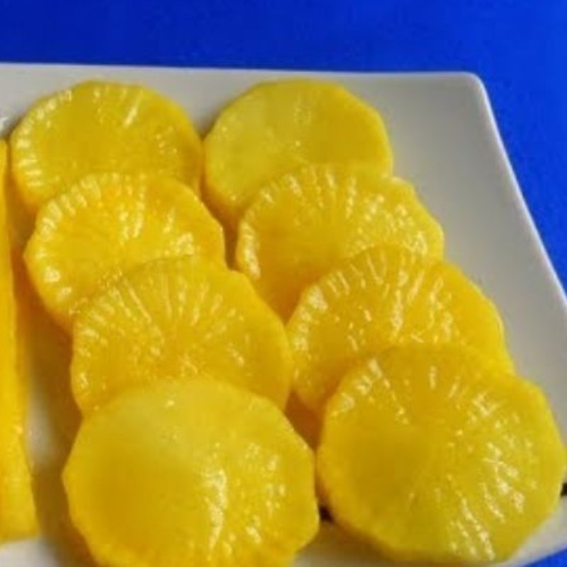 Bước 1 Sơ chế nguyên liệu Bánh khọt chay bằng bột gạo