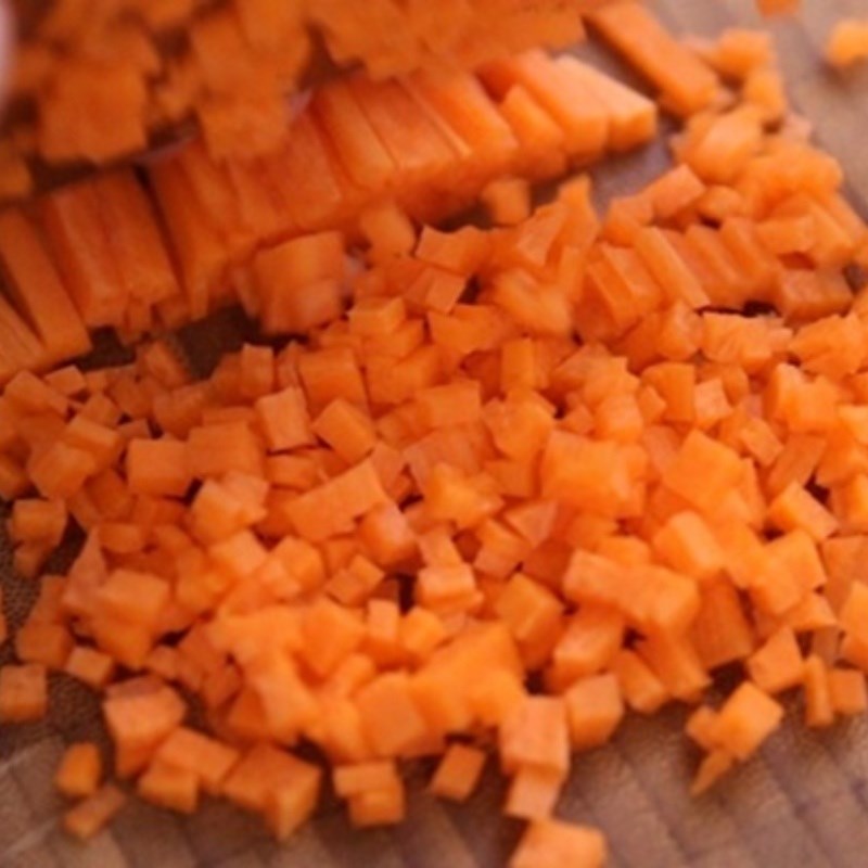 Bước 1 Sơ chế nguyên liệu Bánh khọt chay bằng bột gạo