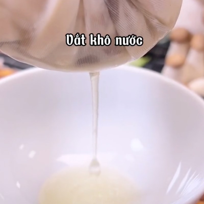 Bước 1 Sơ chế và hấp nấm Chạo nấm chay