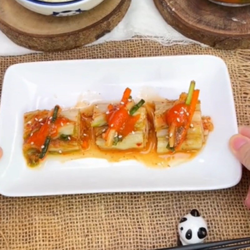 Bước 5 Thành phẩm Kim chi cải thảo chay (Công thức được chia sẻ từ Tiktok Bếp chay XANH)