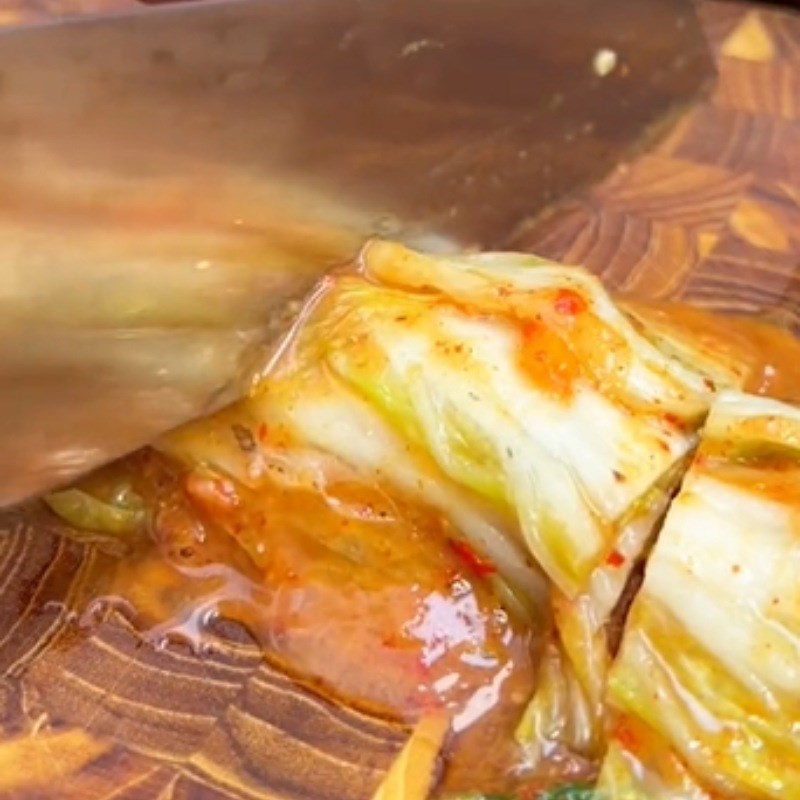 Bước 5 Thành phẩm Kim chi cải thảo chay (Công thức được chia sẻ từ Tiktok Bếp chay XANH)