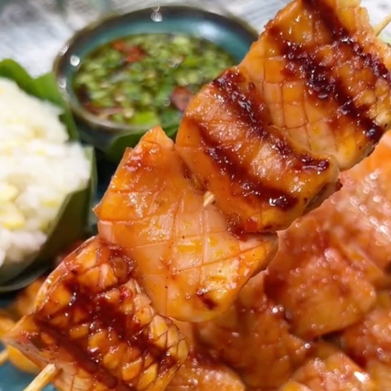 Bước 5 Thành phẩm Nấm nướng chay