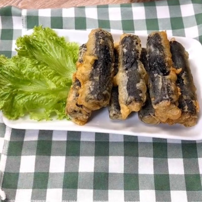 Bước 7 Thành phẩm Miến cuộn rong biển chay