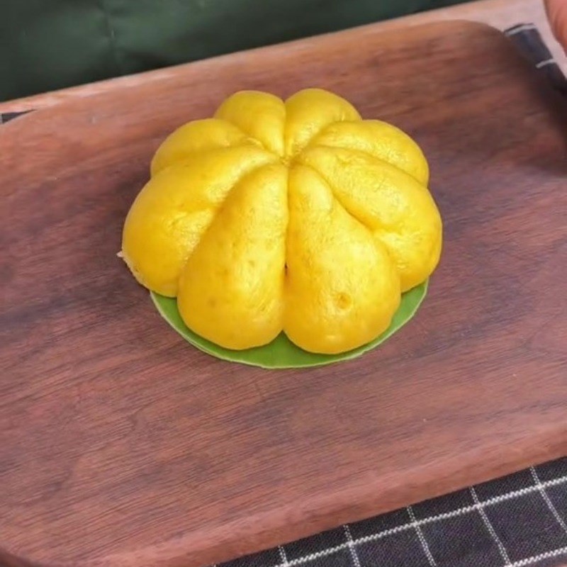 Bước 9 Thành phẩm Bánh bao bí đỏ nhân đậu xanh