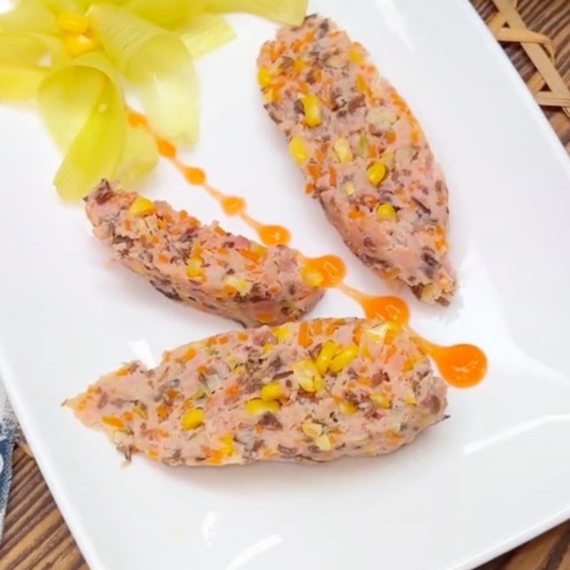 Bước 5 Thành phẩm Cách làm chả bắp hấp