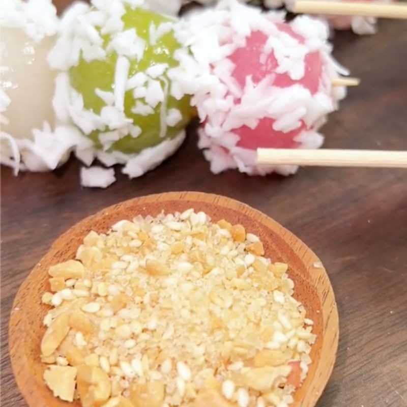 Bước 7 Thành phẩm Bánh hòn chấm muối mè