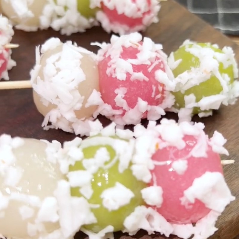 Bước 7 Thành phẩm Bánh hòn chấm muối mè