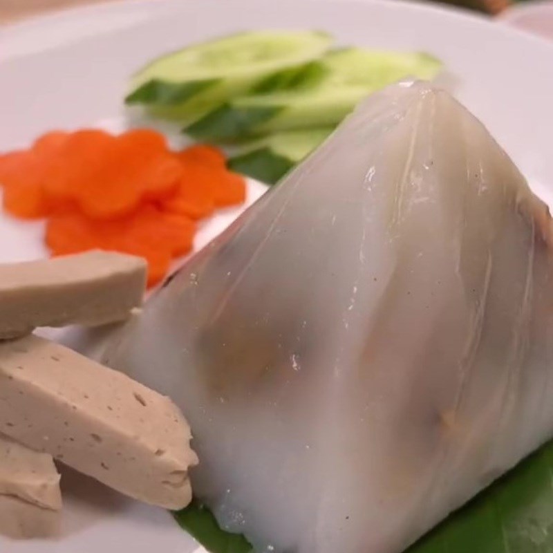 Bước 7 Thành phẩm Bánh giò chay từ bột bắp