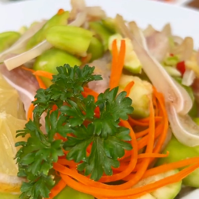 Bước 4 Thành phẩm Gỏi cóc tai heo (Công thức được chia sẻ từ TikTok Vào bếp cùng Điện máy XANH)