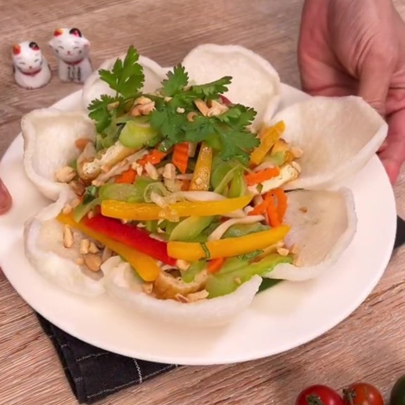 Bước 6 Thành phẩm Gỏi khổ qua chay với nấm đùi gà