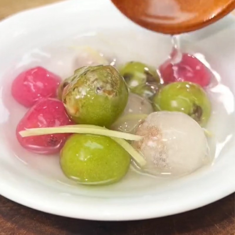 Bước 6 Thành phẩm Chè bột lọc heo quay nấm mộc nhĩ