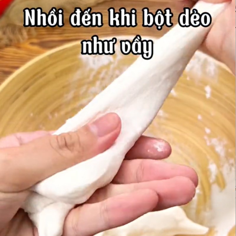 Bước 2 Trộn bột Chè bột lọc heo quay nấm mộc nhĩ