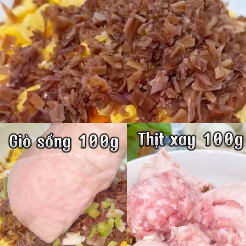 Bước 2 Trộn đều nguyên liệu Cách làm chả bắp hấp