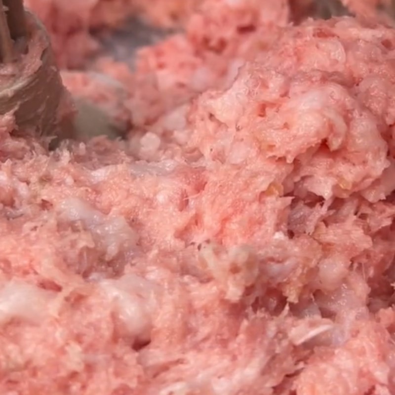 Bước 2 Xay thịt Chả chìa cây mía